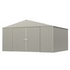 Arrow Storage Products Elite Steel Storage Shed, 14x12, Cool Grey EG1412CG